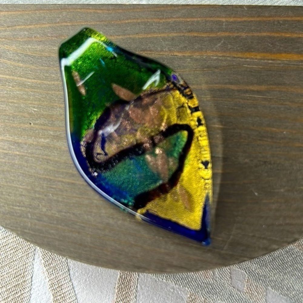 Large glass, artistic pendant